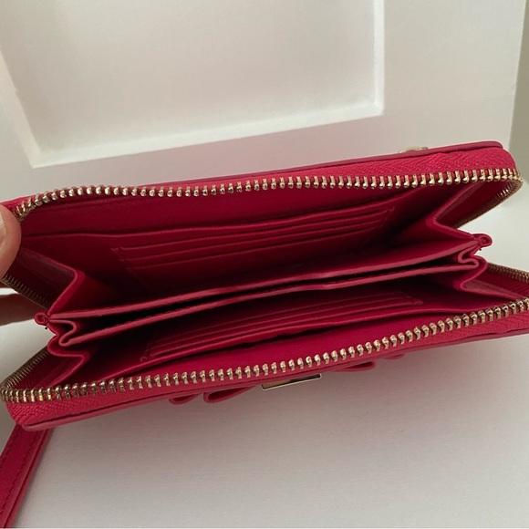 Danier Pink Leather Wristlet Wallet - Picture 4 of 10